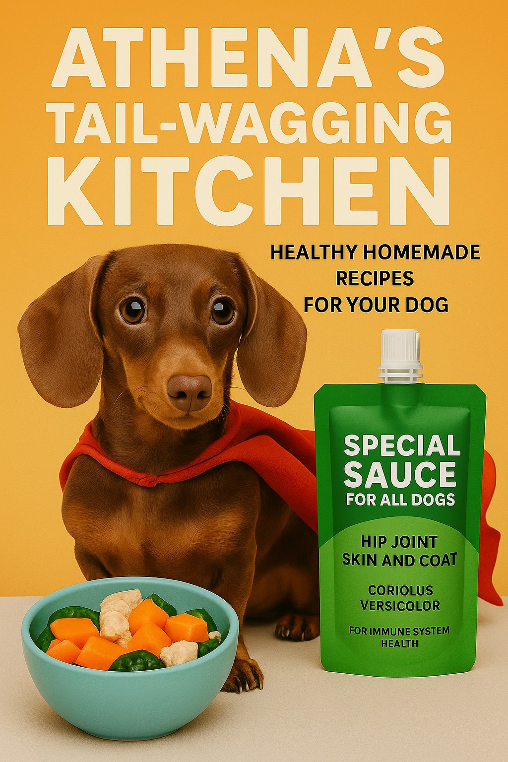 Athena's Tail-Wagging Kitchen Cookbook - Healthy Homemade Recipes for Your Dog